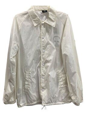 Earl Sweatshirt Windbreaker Jacket L White Casual Coaches OFWGKTA Golf Layers